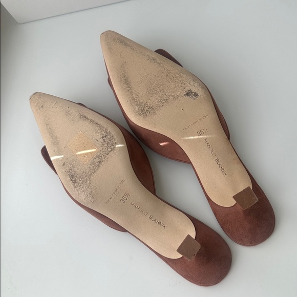 Manolo Blahnik Maysale Mules - Picture 3 of 4